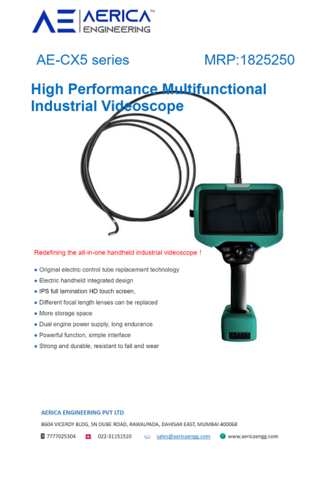 BORESCOPE Endoscope Pipe Inspection Camera