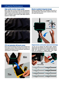 BORESCOPE Endoscope Pipe Inspection Camera