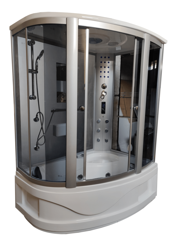 Encore 5 x 3Steam Shower Cabin with Bathtub