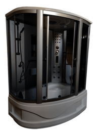 Encore 5 x 3Steam Shower Cabin with Bathtub