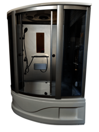 Encore 5 x 3Steam Shower Cabin with Bathtub