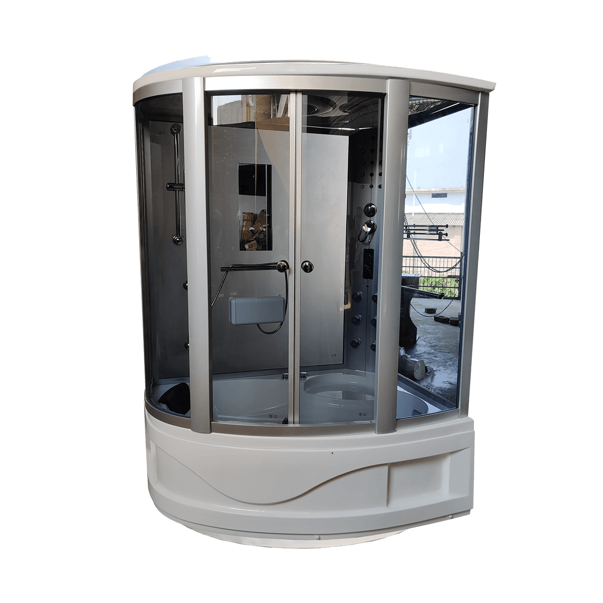 Encore 5 x 3Steam Shower Cabin with Bathtub