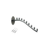Wall Hanging Brackets - Metal, Single Tube Design | Silver Garment Hangers For Space-saving Organization