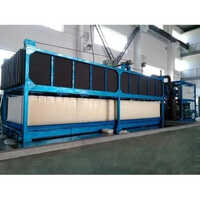 Direct Refrigeration Brine Block Ice Plant - Color: Blue