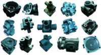 Automotive Air Brake Valve Parts - Color: Silver