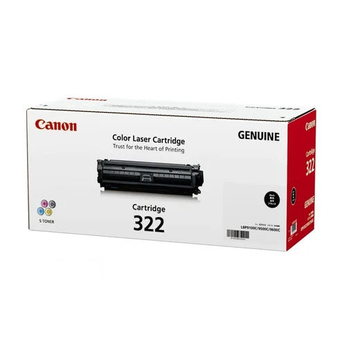 Canon 322 Black Toner Cartridge - For Use In: Printer