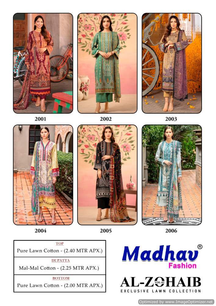 Madhav Al Zohaib Vol-2 Dress Material