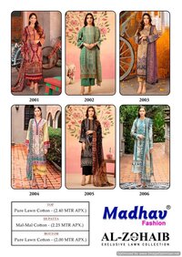 Madhav Al Zohaib Vol-2 Dress Material