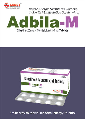 Tablet Bilastin 20mg + Montelukast 10mg