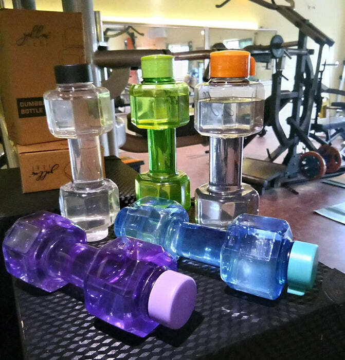 UMBBELL WATER BOTTLE GYM WATER BOTTLE