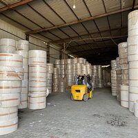 Hard Tissue Jumbo Roll - Recycled Pulp, Customized Size , Double Layer, Multicore For Easy Installation & Custom Printing Options