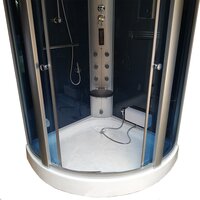 Ballerina 4 ft Corner Steam Shower Cabin with Tray