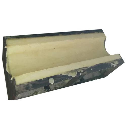 Insulated PUF Pipe Section - PUF Material, 11 Millimeter Thickness, Sleek Black Color - Round Semi-Circular Design for Easy Installation and Secure Fit