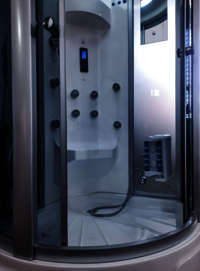 Desire 3.25 fit Corner Steam Shower Cabin with Tray