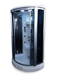 Desire 3.25 fit Corner Steam Shower Cabin with Tray