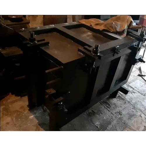 PUF Block Machine - Black Non-Automatic with Warranty for Reliable Construction Use