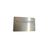 Metal Business Card - Durable Metal, Various Sizes Available, Customizable Colors, Elegant Design, Modern Style For Outdoor Use