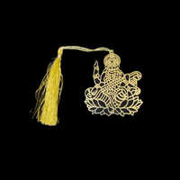 पीतल की लक्ष्मी हस्तशिल्प बुकमार्क