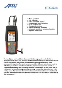 Ultrasonic Thickness Gauge Utg222b