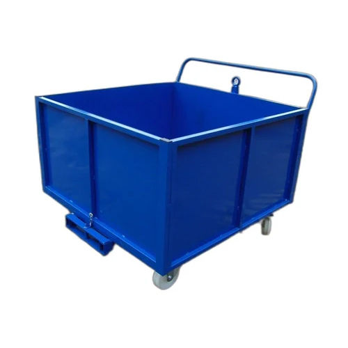 Steel Ms Box Container Trolley