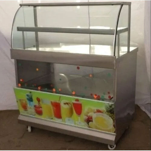 Stainless Steel Juice Display Counter