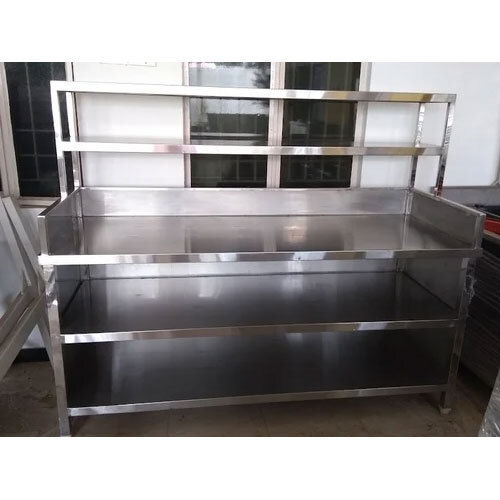 Stainless steel service counter