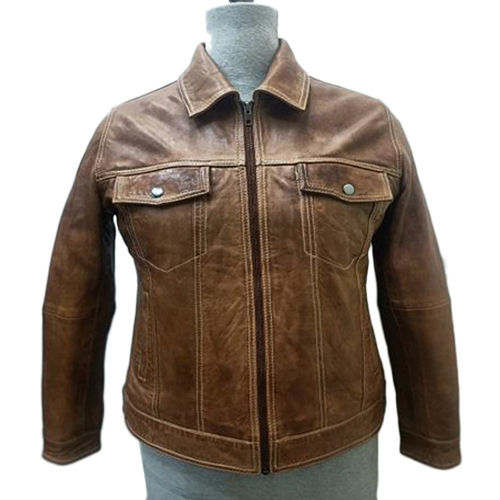 Plain Jiw 105 Leather Jacket