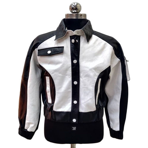 Woolen Ji 113 Black And White Jacket