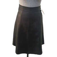 Plain Ji - 119 Black Leather Skirt