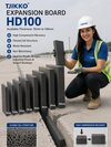Black Expansion Joint Filler Board - Size: Diff Sizes Available