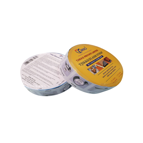 TKJB 001 Bitumen Flashing Tape - Bitumen Material 2 Inch Width x 10-20 Meters Length Silver Color 1.5 mm Thickness | Heat-Resistant Waterproof Single-Sided Pressure Sensitive Adhesive