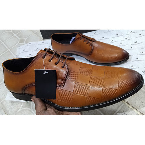 Brown Mens Formal Leather Shoes