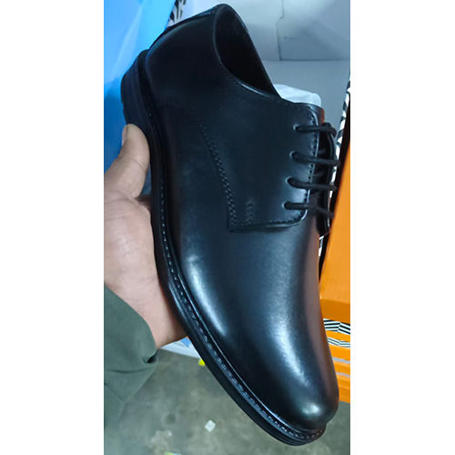 Any Season Mens Formal Glossy Black Leather Shoes