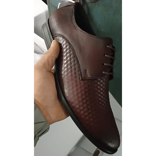 Any Season Mens Formal Brown Leather Shoes