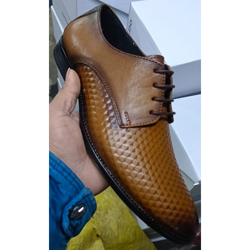 Mens Tan Brown Leather Shoes