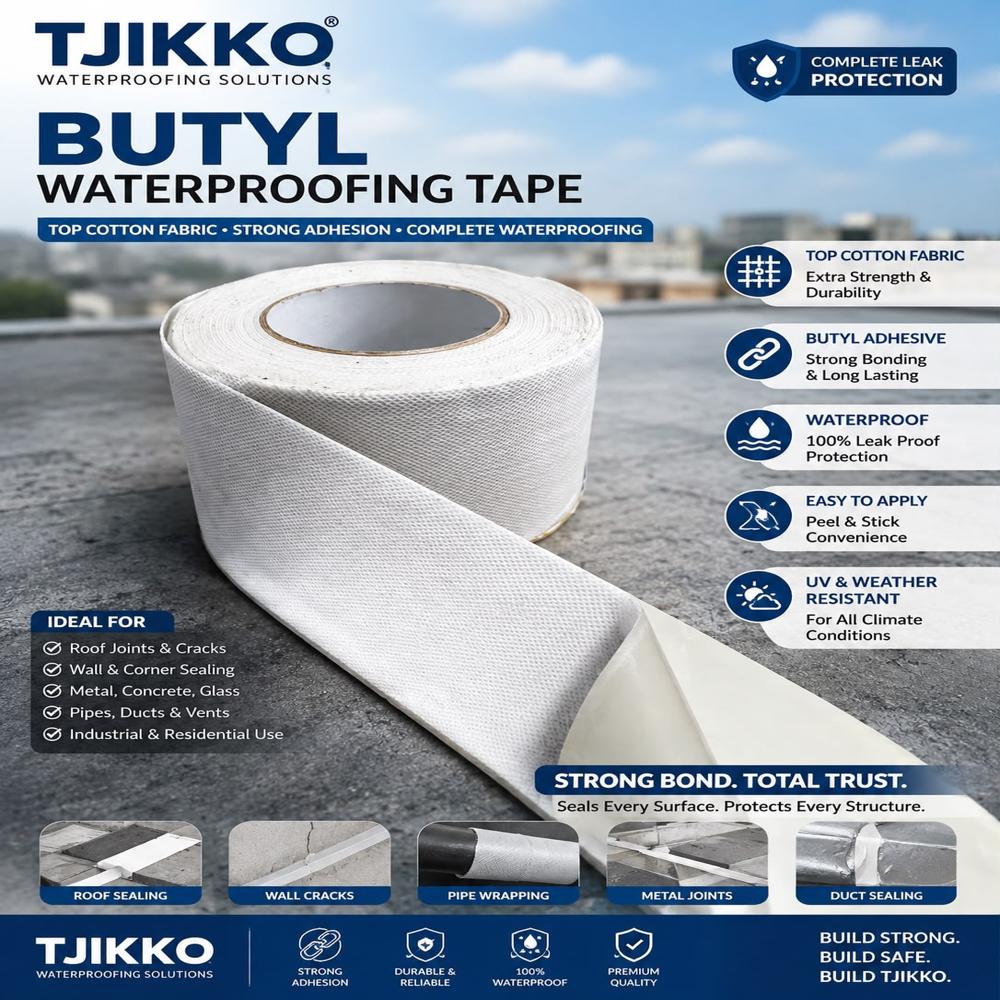 Non-Woven Butyl Rubber Tape For Roofing Waterproof