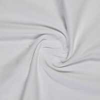 Pure Soft Cotton Single Jersey Fabric - 100% Cotton, 58 Inches Wide, White, 160 Gsm | Durable, 2-way Stretch, Smooth Texture, Customizable Size