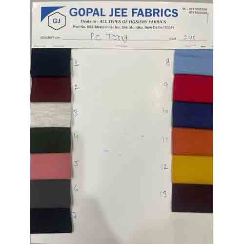 240 GSM P.C FRENCH TERRY FABRIC