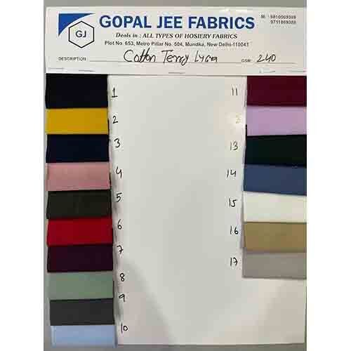 COTTON FRENCH TERRY SPANDEX FABRIC