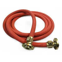 Red Chemical Rubber Hose Pipe - High-quality Rubber, Various Sizes Available, Custom Shape And Color Options, Rigid Hardness, Warranty Included