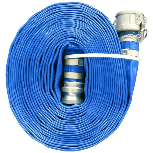 As Per Requirement Blue Lay Flat Pvc Hose Pipe