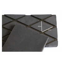 Black Diamond Groove Rubber Sheet Conveyor Belt - Rubber & Canvas Material, Various Sizes Available, Heat-resistant For Industrial Usage