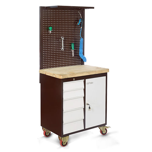 Esd Work Bench Assembly With Modular Display Board - Color: As Per Requirement