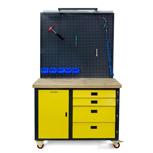 Work Bench With Tool Board