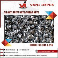 SS 304 Anti-Theft Nuts/Shear Nut