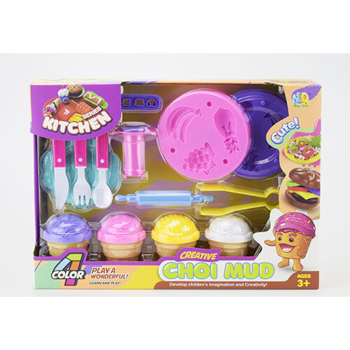 play dough fruits toys set