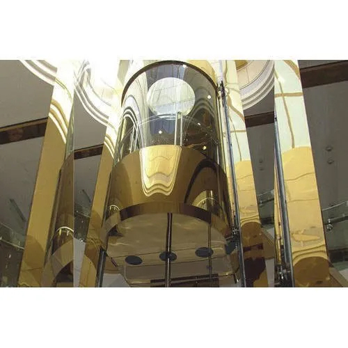 Stainless Steel Glass Cabin Capsule Elevator