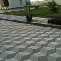 3D Diamond Design Paver Block