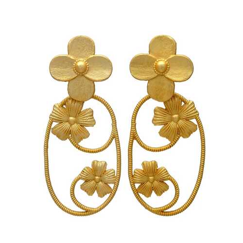 Floral Dangle Earrings