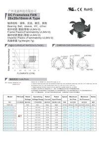 Mega 5V 12V 2510 Frameless cooling Fan for 3D Printer Cooling Efficient Energy-saving